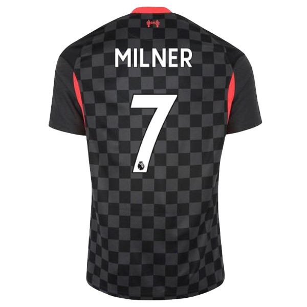 Maillot Football Liverpool NO.7 Milner Third 2020-21 Noir